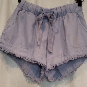 Anthropologie cloth & stone frayed hem shorts